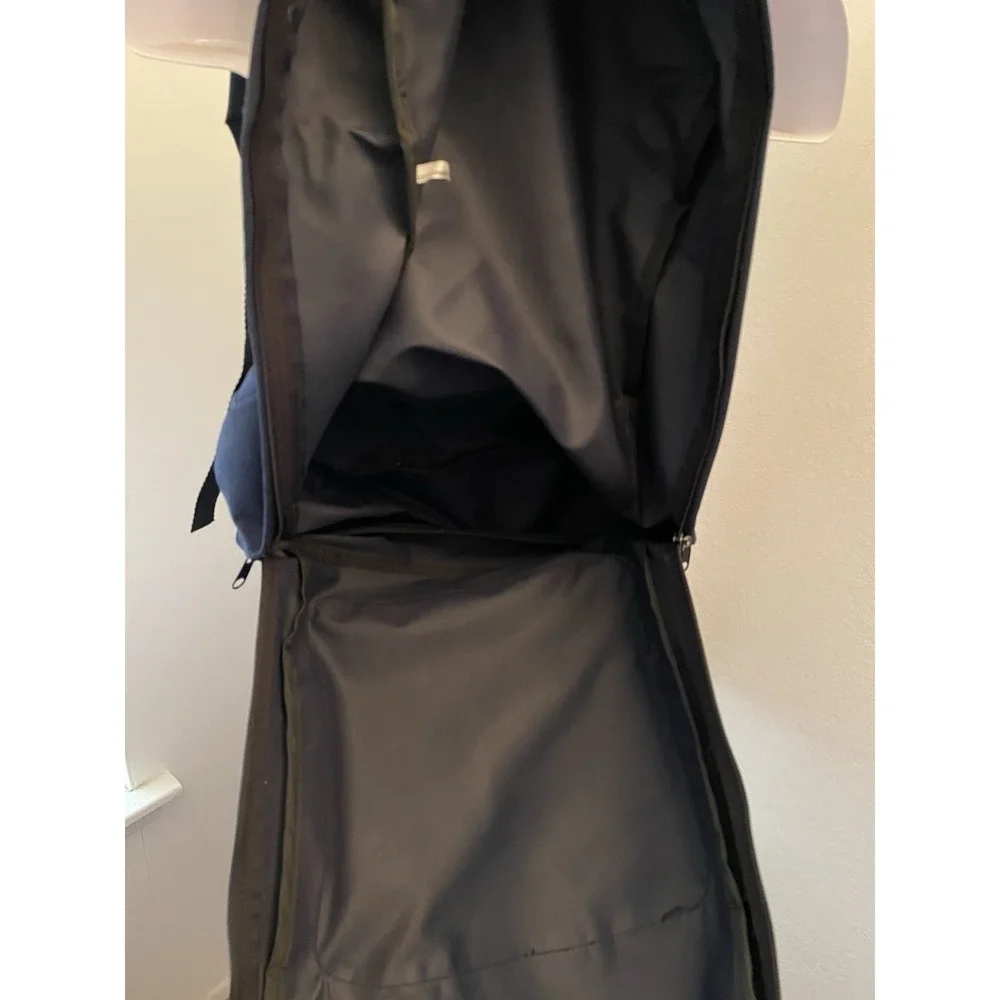 Vintage 90s/Y2K Polo Sport Ralph Lauren Backpack Navy Blue Canvas School Beach